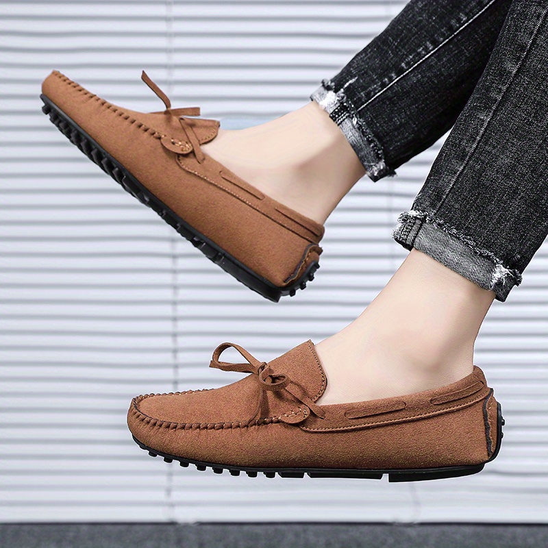 mens moccasins slippers mens house shoes mens indoor outdoor slip on shoes details 4