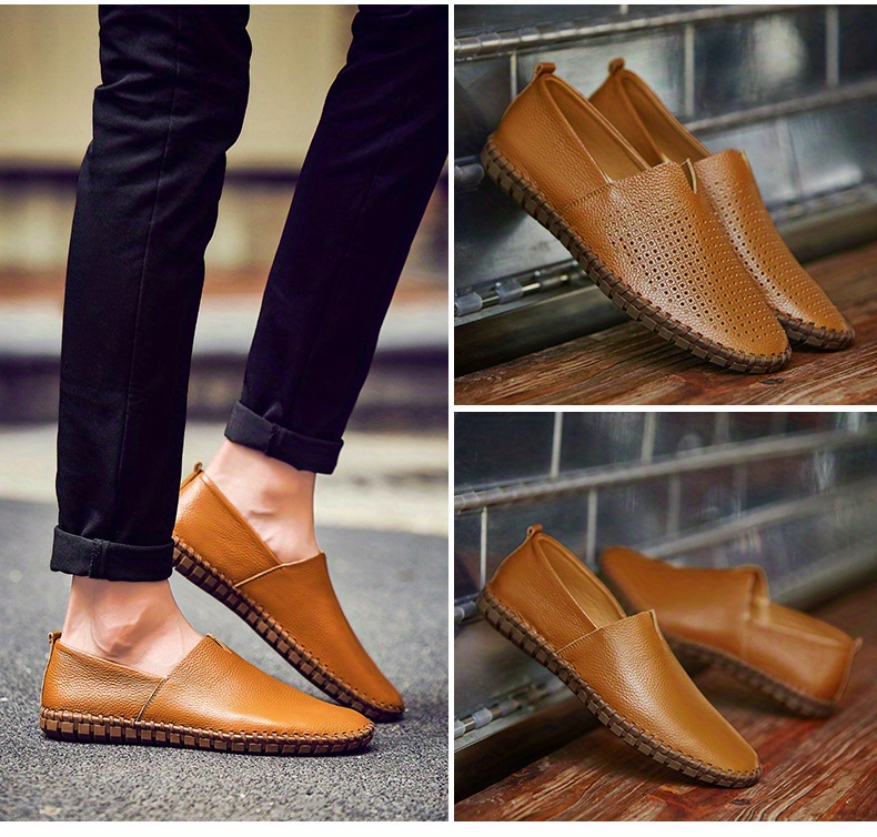 loafer shoes, mens loafer shoes superfine fiber leather comfy non slip slip on shoes mens shoes spring and summer details 0